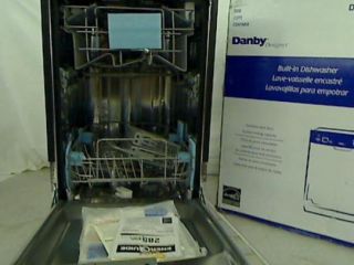 Danby DDW1899BLS 18 Inch Built In Dishwasher   Stainless Steel