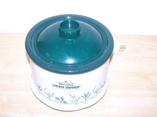  3204 Little Dipper Electric Stoneware Server Mini Crock Pot
