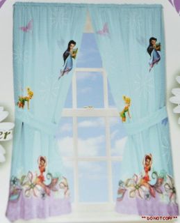 new disney tinkerbell fairies window curtains panels 