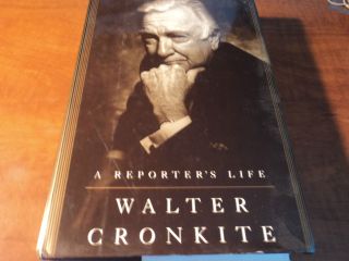 WALTER CRONKITE Signed INSCRIBED BOOK PSA DNA COA 1ST EDITION A