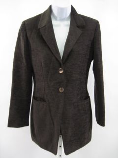 you are bidding on a daniel rebecca brown button down jacket blazer in