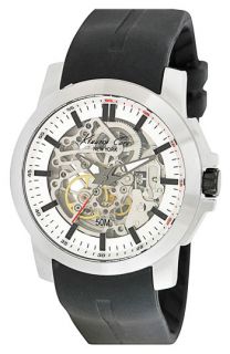 Kenneth Cole New York Automatic Silicone Strap Watch