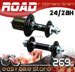 SHIMANO 24H 28H * black Dati Road Bike Super Light Bearing Hub HEBSET