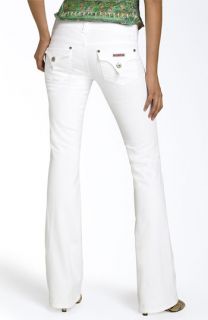 Hudson Jeans Stretch Twill Bootcut Pants (White Wash)