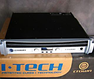 Crown IT8000 Itech I Tech 8000 World Touring Pro Power Amplifier Amp