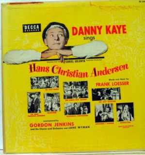 DANNY KAYE sings hans christan andersen 10 VG+ DL 5433 Vinyl 1952
