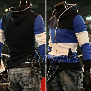 Paul Jones Mens Colorful Strap Basic Trendy Coats Jackets Outerwear