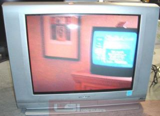 Sharp 27F543 27 Flat Screen CRT TV Television Nice