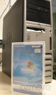 HP Compaq D530CMT Windows XP Pro 2 5GB RAM DVD CD RW 40GB Pentium 4 2