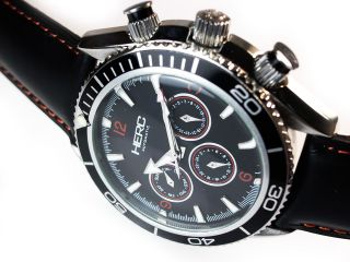 Herc Automatic Mens Sporty Diving Watch H178BKOBK