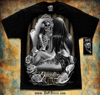  Skull Lowrider Cali Life David Gonzales Homie T Shirt M 4XL