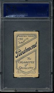 T206 1911 Piedmont Tobacco Bill Dahlen Boston Portrait Variation PSA 4