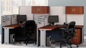Office Panel Workstation System Desk Cubicle Partitions L Shaped L