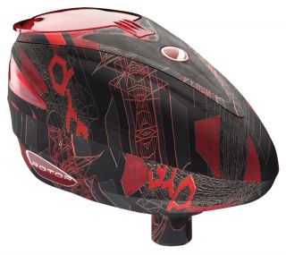  Dye 2013 Rotor Paintball Loader Hopper Red Cubix Shipping Now