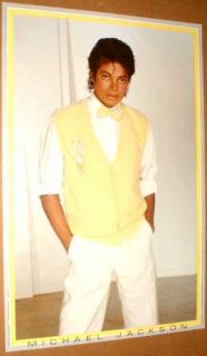 Michael Jackson Yellow Sweater 1983 Original Poster 3
