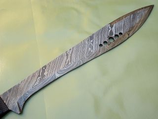 Custom Handmade Damascus The Book of Eli Full Tang Machete Knife