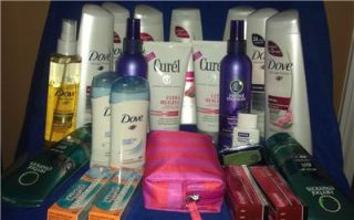  PRODUCTS Dove, Herbal Essences, Curel, Covergirl $90 Retail ValueNEW