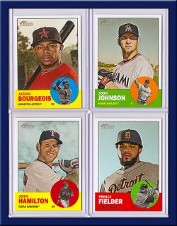2012 Topps Heritage Lot SP Short Print High Number 28 Cards No