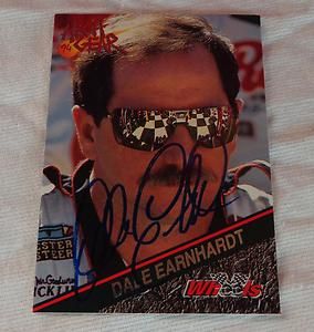 Dale Earnhardt SR Autographed Trading Card