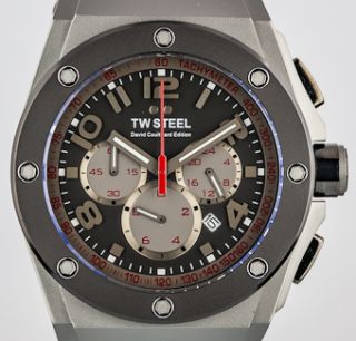 TW Steel David Coulthard CEO Tech Grey with Grey Leather Band CE4001