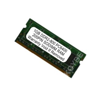 2GB 2x1GB DDR2 RAM PC2 6400 800MHz LAPTOP SODIMM 200PIN SDRAM