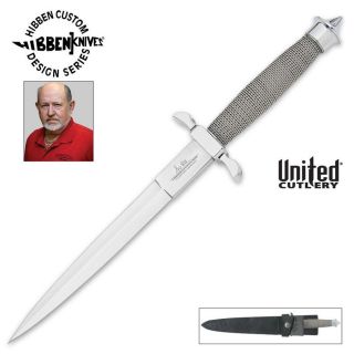 Gil Hibben Silver Shadow Dagger by United Cutlery GH0441 *NEW*