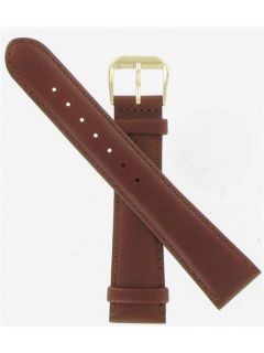 DeBeer DB104 19mm Brown Sierra Leather Watch Band
