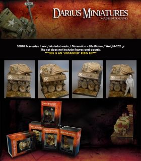 Darius Miniatures 1 35 Vignette Base 35020