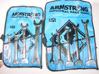 Armstrong 9 Piece SAE Metric Ratcheting Rapid Ratchet Wrench Set