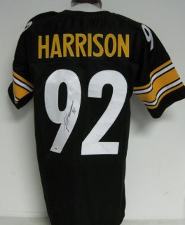 James Harrison Steelers Signed Autographed Eagles Jersey PSA DNA Size
