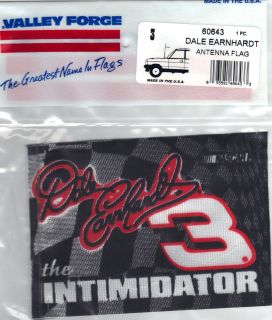 Dale Earnhardt 3 Intimidator Car Antenna Flag 4 x 6