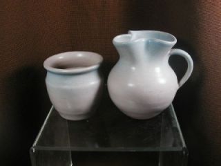 Vintage Pottery Van Briggle Cream and Sugar Vase Pitcher