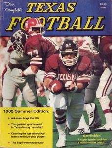 1982 Dave Campbells Texas Football Magazine