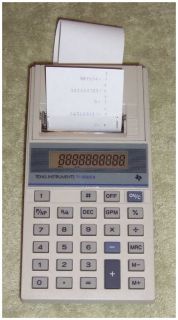 Texas Instruments TI 5005 II Printing Calculator LCD