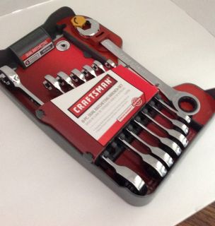 New Craftsman Dual Ratcheting Wrench 8 Piece Metric Set Free Shipping