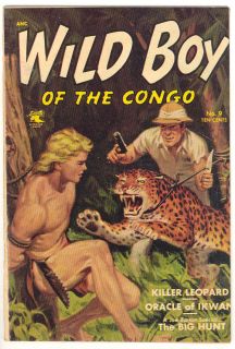 Wild Boy of The Congo 9 Golden Age Jungle Comic Book