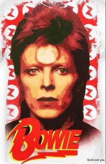 David Bowie Ziggy Stardust Bolts punk rock T Shirt S M L NWT
