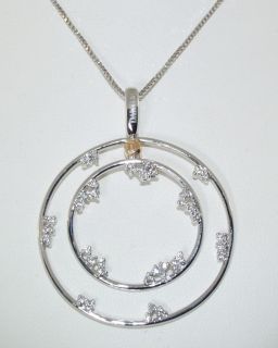 Damiani 18 KT Gold Diamond Necklace Pendant