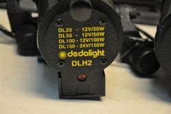 Dedolight DLH2 3 light Kit+DT 150 Power Supply