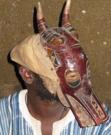  Tribal Stunning Used Guro Zamble Mask Cote DIvoire Baule Dan