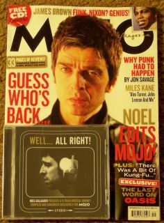 Mojo CD Oasis Sept 2011 Noel Gallagher James Brown EX