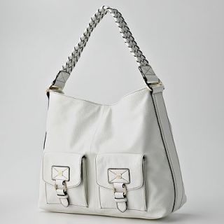 New Dana Buchman Shannon White Stylish Hobo Designer Purse Handbag