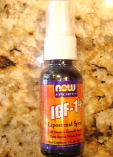 Now Sports IGF 1 Deer Antler Velvet Liposomal Spray Natural Growth