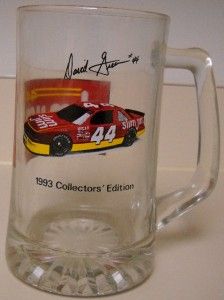 NASCAR DAVID GREEN #44 1993 COLLECTORS EDITION BEER MUG SLIM JIM RACE