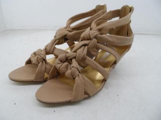 Daniblack Womens Kara Nappa Woven Sandal Cement Size 6 5 Retail $165
