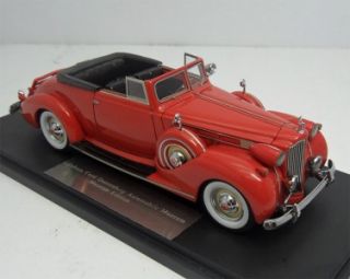 Automodello 1938 Packard Twelve Convertible Victoria 1/43 Chinese Red