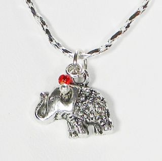 Delta Sigma Theta Sorority Elephant Necklace Jewelry