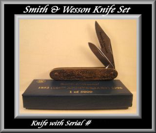 Smith Wesson 1951 Ford w Knife Serial 0000 w Daniel Wesson Super RARE