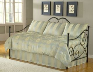 in Bag 5pc Medallion Gray Green and Gold Daybed Comforter Set