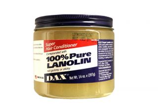 Dax 100 Pure Lanolin Super Hair Conditioner 14 Oz